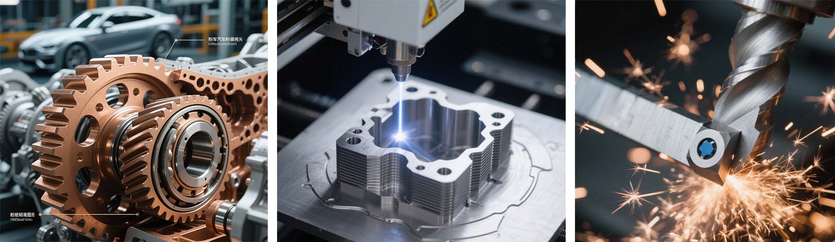 Intensive mixer for mixing metal powder in additive manufacturing (3D printing)